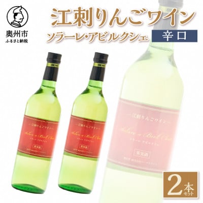 江刺りんごワイン　ソラーレ・アビルクシェ　ワイン(辛口)2本セット[A0075]