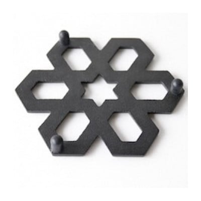 南部鉄器 瓶敷 雪格子【OIGEN作】伝統工芸品 [Z0051]