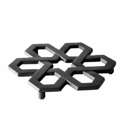 南部鉄器 瓶敷 雪格子【OIGEN作】伝統工芸品 [Z0051]