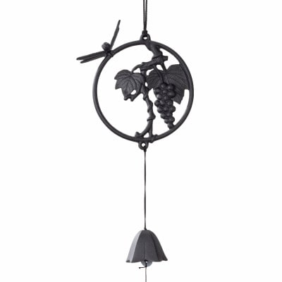 南部鉄器 風鈴 ぶどう【OIGEN作】伝統工芸品 [Z0052]