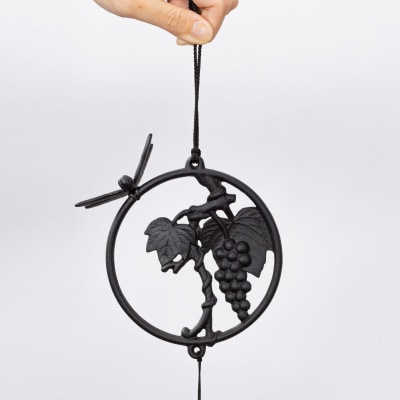 南部鉄器 風鈴 ぶどう【OIGEN作】伝統工芸品 [Z0052]