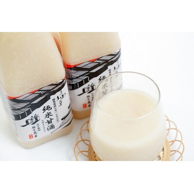 純米甘酒500ml(ストレートタイプ)16本入 [AD015]