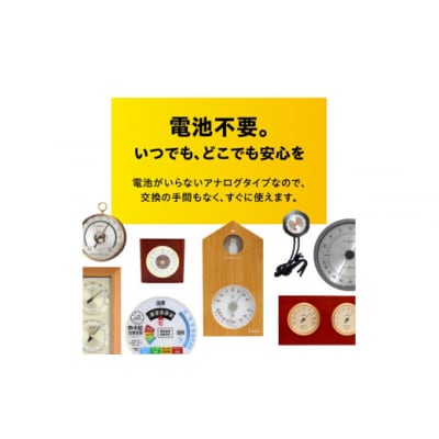 エクシード温湿度計 TM-2301 ◆ホワイト◆大きな文字盤 [AJ107]