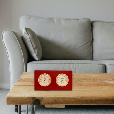 ウッディEX温度・湿度計 TM-758 [AJ051]