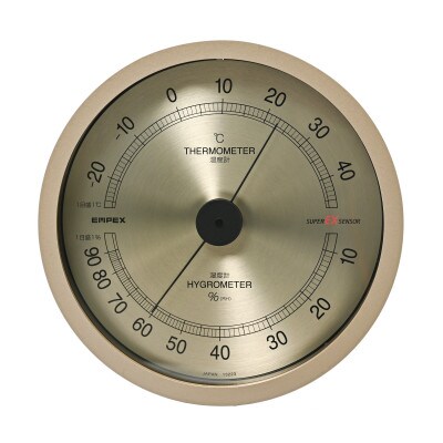 スーパーEX高品質温・湿度計 EX-2728 [AJ073]　壁掛け用