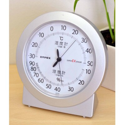 スーパーEX高品質温・湿度計 EX-2767 [AJ078]　置き掛け兼用
