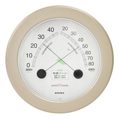 スーパーEX高品質温・湿度計 EX-2738 [AJ081]　壁掛け用