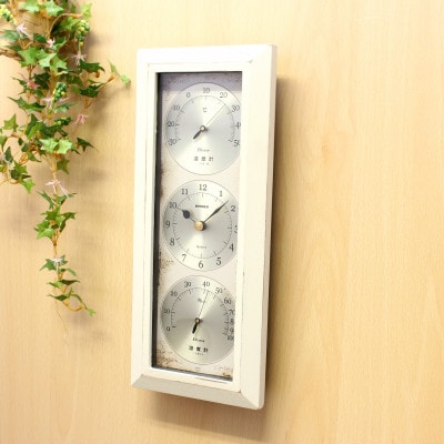 アンティコ温・湿クロック AN-4793 [AJ139]　ホワイト