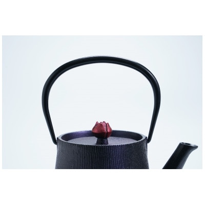 南部鉄器 鉄瓶 ウッドグレイン ルージュ 0.6L  伝統工芸品 [AK023]