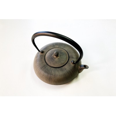 南部鉄器 鉄瓶 立目 ひさご色 0.8L IH調理器 伝統工芸品 [AK025