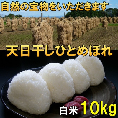 白米 天日干し ひとめぼれ 米 10kg 岩手県奥州市 令和6年産米 10キロ [AC049]