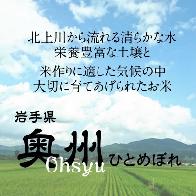 令和5年奥州市産ひとめぼれ無洗米5kg×2袋　[BC001]