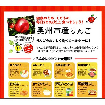 【スターファーム】 こだわり栽培の はるか 厳選品 3kg 岩手県奥州市産りんご [AY002]