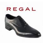 REGAL革靴 ストレートチップ 21EL ブラック<奥州市モデル> 25.0cm [AM015]