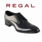 REGAL革靴 プレーントゥ 24EL ブラック<奥州市モデル> 25.0cm [AM016]