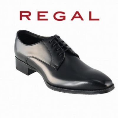 REGAL革靴 ストレートチップ 21EL ブラック<奥州市モデル> 27.0cm [AM015]