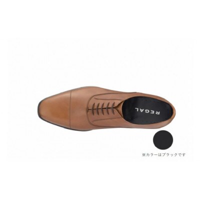 REGAL革靴 ストレートチップ 725R ブラック＜奥州市モデル＞ 28.0cm [AM008]