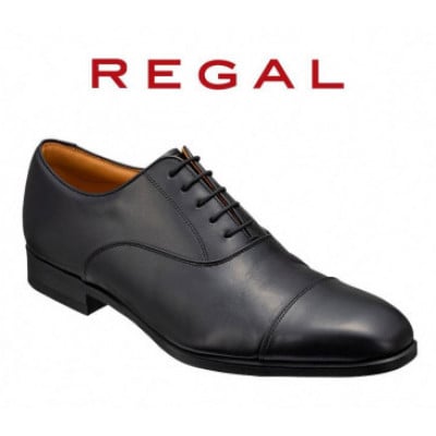 REGAL革靴 ストレートチップ  21CL ブラック<奥州市モデル> 25.0cm [AM011]