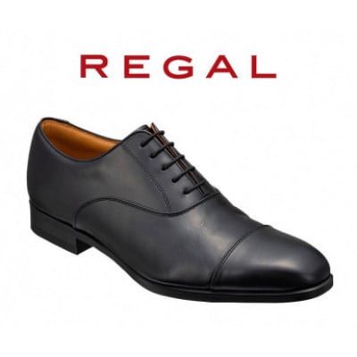 REGAL革靴 ストレートチップ  21CL ブラック<奥州市モデル> 26.5cm [AM011]