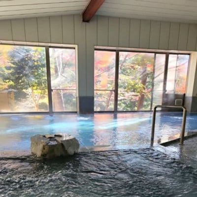 山梨県南部町秘湯「奥山温泉」日帰り入浴券(1名様分)【2枚】
