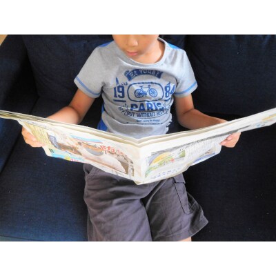 日本海新聞〔鳥取東・中部版〕3ヶ月分&湯梨浜町情報誌(270M.)