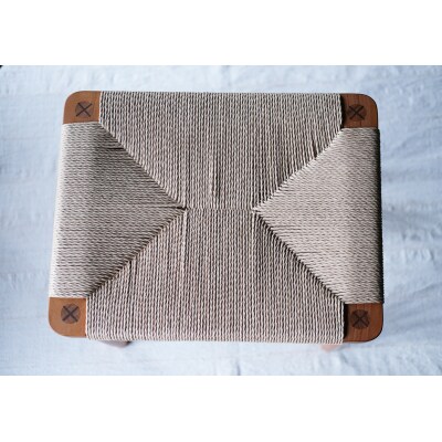 ■ドモク堂■ペーパーコードスツール〔椅子〕(151M.)