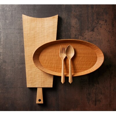 ■ドモク堂■オーバルとカトラリーセット(152M.)