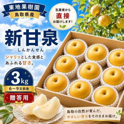 新甘泉3kg◆東地果樹園◆(363M.)