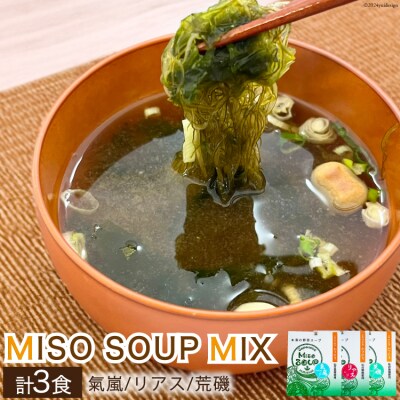 MISO SOUP MIX(氣嵐・リアス・荒磯)3個セット [20563539] ◎