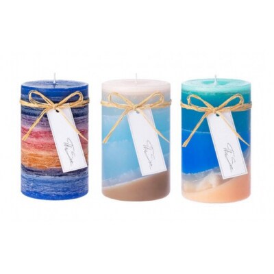 Round Candle(M)×3種 計3個 [ともしびプロジェクト 20563648]
