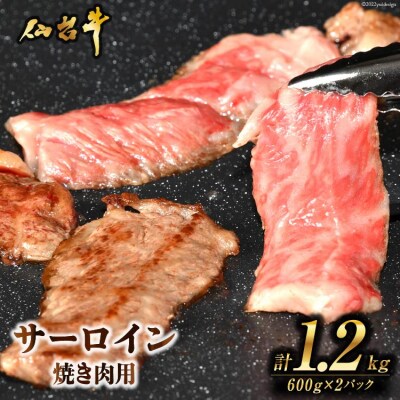 肉 焼肉 仙台牛サーロイン焼き肉用1.2kg [20565270]