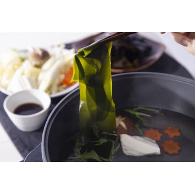 <先行受付>新物 わかめ&めかぶ しゃぶしゃぶセット 各1kg さんりくみらい [20564183]