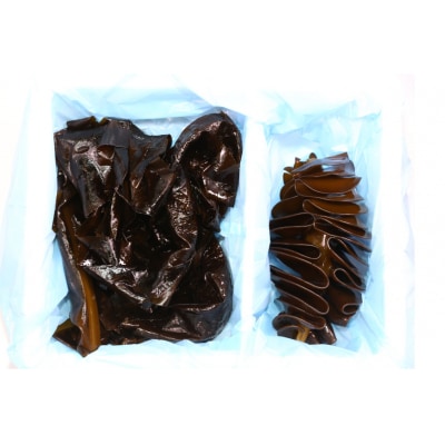 <先行受付>新物 わかめ&めかぶ しゃぶしゃぶセット 各1kg さんりくみらい [20564183]