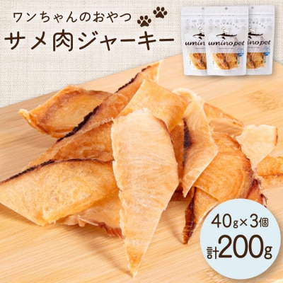 UMINO PET サメ肉ジャーキー 40g×3個 / 石渡商店 20563953