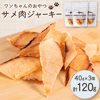 UMINO PET サメ肉ジャーキー 40g×3個 [石渡商店 20563953]