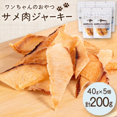 UMINO PET サメ肉ジャーキー 40g×5個 [石渡商店 20563954]
