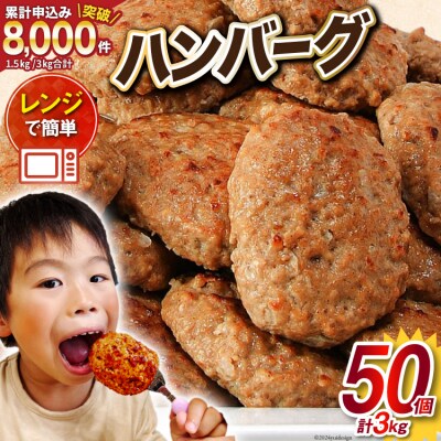業務用 レンジで簡単 ハンバーグ 50個 60g×25個入×2袋 オサベフーズ 20563951