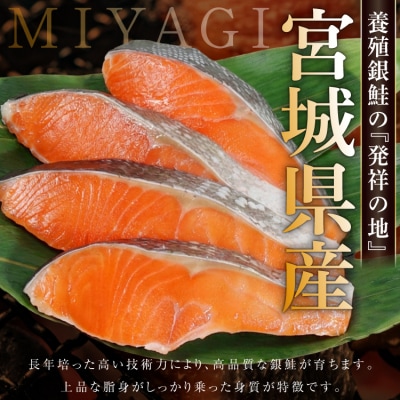 定期便《6ヶ月》 訳あり 宮城県産 銀鮭 切身 約2kg×6回 計12kg 20564499