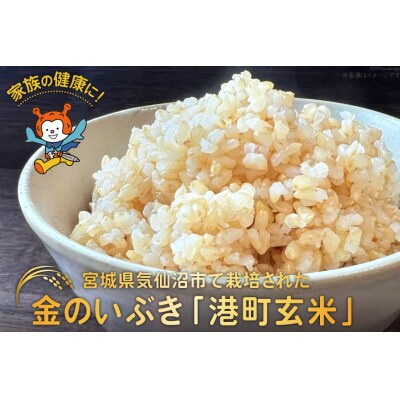 米 港町玄米 1.8kg 450g×4袋 [宮城県 気仙沼市 20564305]