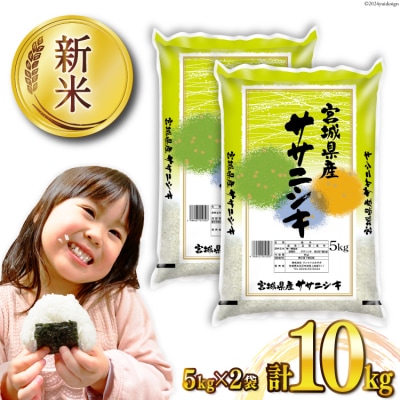 米 宮城県産 ササニシキ 10kg [20564745]