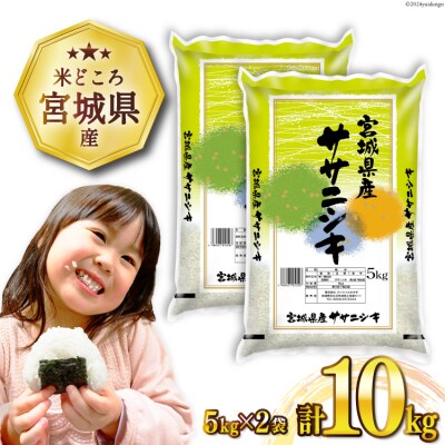 米 宮城県産 ササニシキ 10kg [20564745]