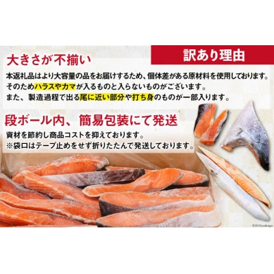 訳あり 鮭 切身 約1kg [宮城東洋 宮城県 気仙沼市 20564663] サーモン