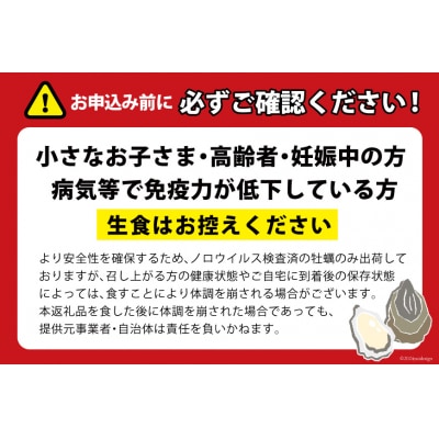 【期間限定発送】 牡蠣 小粒 1～1年半モノ 生食 殻付き牡蠣 約2kg [20565055]