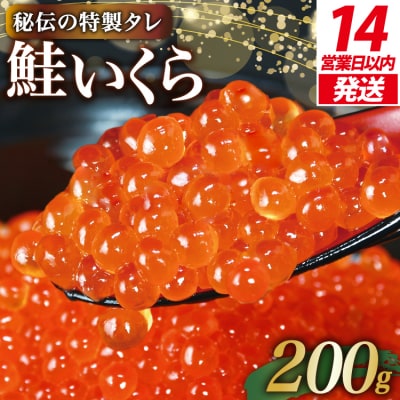 【14営業日以内に発送】いくら 鮭卵 醤油漬 200g 鮭いくら [20565085] 味付いくら
