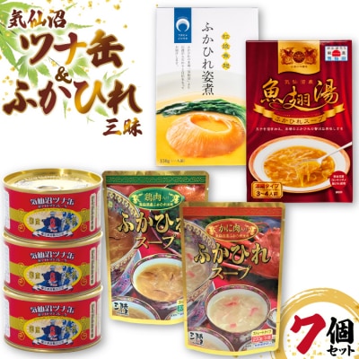 詰め合わせ 気仙沼ツナ缶 ふかひれ濃縮スープ Rふかひれ姿煮 3品 セット 20565059