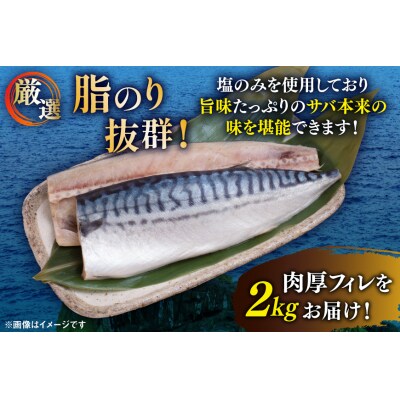 サバ フィレ 切り身 2kg [かわむら家 宮城県 気仙沼市 20565474]
