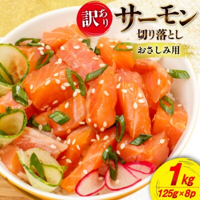 訳あり サーモン 切り落とし 200g×5p 総重量1kg 生食用 個包装 無添加 20565736