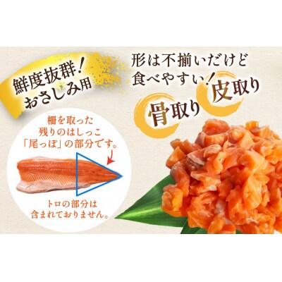 訳あり サーモン 切り落とし 200g×5p 総重量1kg 生食用 個包装 無添加 20565736