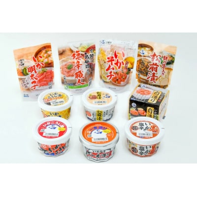 塩辛・珍味 10品セット [小野万 20565729]