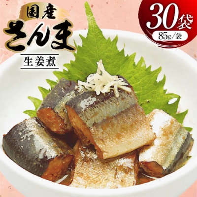さんま 生姜煮 85g 30袋 計2.55kg [気仙沼市物産振興協会 20565958] 